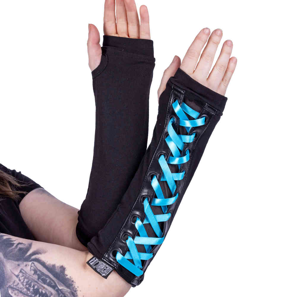 Poizen Industries - Nitya Armwarmer - Zwart/Blauw
